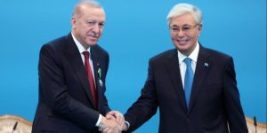 Cumhurbaşkanı Erdoğan'a Kazakistan'da devlet nişanı verildi