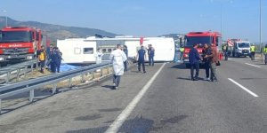 Manisa'da tur otobüsü ile çekici çarpıştı: 11 can kaybı, 27 yaralı