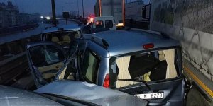Samsun'da zincerleme felaket:15 yaralı