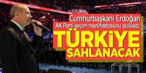 Cumhurbaşkanı Erdoğan AK Parti seçim manifestosunu açıkladı: Türkiye şahlanacak