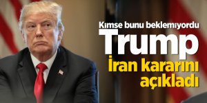 Trump İran kararını verdi! Canlı yayında tüm dünyaya duyurdu