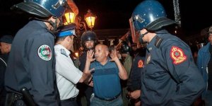 Fas'ta aktivistlere polis müdahalesi
