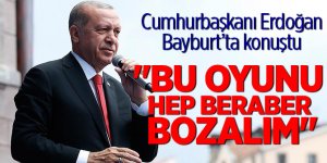 Erdoğan "Bayburt Buluşması" programında halka hitap etti