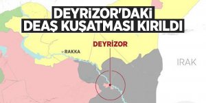 Deyrizor'daki DEAŞ kuşatması kırıldı