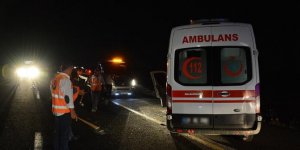 Hasta taşıyan ambulans kaza yaptı: 6 yaralı