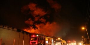 Kahramanmaraş'ta iplik fabrikasında yangın çıktı!