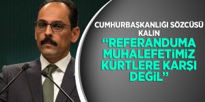 'Referanduma muhalefetimiz Kürtlere karşı değil'