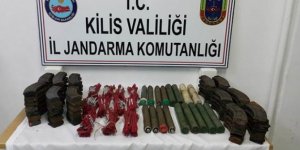 Kilis'te terör örgütü PYD/PKK'ya ait mühimmat ele geçirildi!