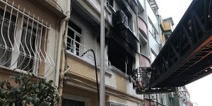 Şişli'de 6 katlı binada yangın