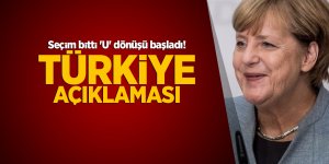 Seçim bitti 'U' dönüşü başladı! Merkel'den Türkiye açıklaması