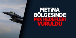 Metina bölgesinde PKK hedefleri vuruldu