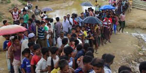 Arakanlı Müslümanlar Bangladeş sınırında yaşam mücadelesi veriyor
