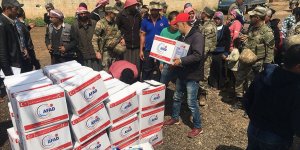Afrin'de 362 noktaya insani yardım ulaştırıldı