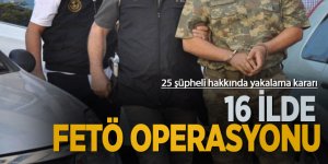Bursa merkezli 16 ilde FETÖ'nün "askeri gizli yapılanması"na yönelik operasyon!