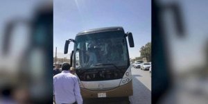 Turistleri taşıyan bir otobüste patlama!