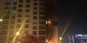 Ankara Etimesgut'ta 16 katlı binada yangın çıktı!