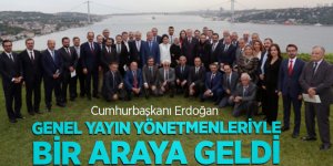 Erdoğan genel yayın yönetmenleriyle bir araya geldi!