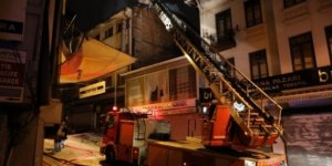 Ankara'nın Çankaya ilçesindeki otelde yangın paniği