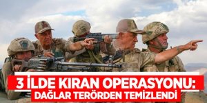 Jandarma Genel Komutanı: Dağlar teröristlerden tamamen temizlenmiş durumda