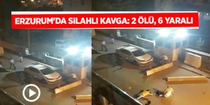 Erzurum'da silahlı kavga: 2 ölü, 6 yaralı (İzle)