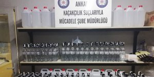 Ankara'da sahte içki operasyonu