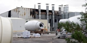 Aksaray'da mikser fabrikasında yangını