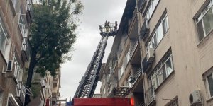 5 katlı binada yangın
