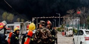 Çin'de Çelik Tesiste Yangın Çıktı