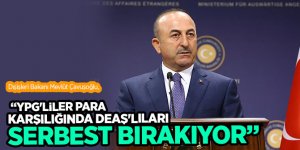 Çavuşoğlu: "YPG'liler para karşılığında DEAŞ'lıları serbest bırakıyor"