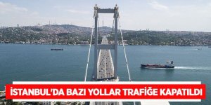 İstanbul'da bazı yollar araç trafiğine kapatıldı (Vodafone İstanbul Maratonu)