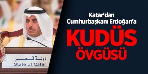 Katar'dan Cumhurbaşkanı Erdoğan'a Kudüs övgüsü