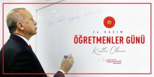 Erdoğan'dan 24 Kasım Öğretmenler Günü mesajı