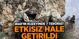 7 PKK’lı terörist, hava destekli operasyonla etkisiz hale getirildi
