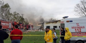 İstanbul Çatalca'da fabrika yangını