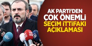 AK Parti'den çok önemli seçim ittifakı açıklaması