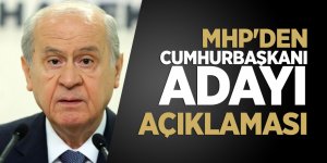 MHP'den Cumhurbaşkanı adayı açıklaması