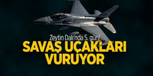 Zeytin Dalı'nda 5. gün! Savaş uçakları vuruyor