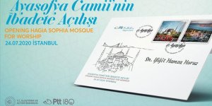 Ulaştırma ve Altyapı Bakanlığından kişiye özel 'Ayasofya Camii hatıra pulu'