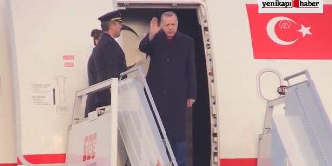 Cumhurbaşkanı Recep Tayyip Erdoğan, Katar'a gitti.